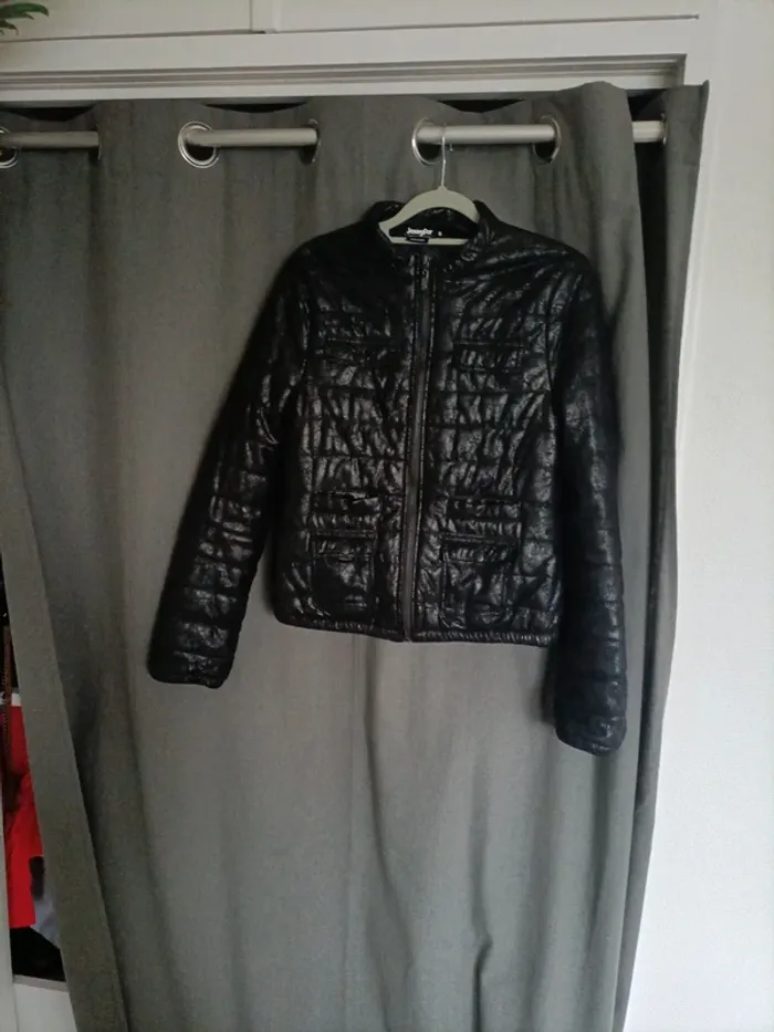 Blouson bombers court noir