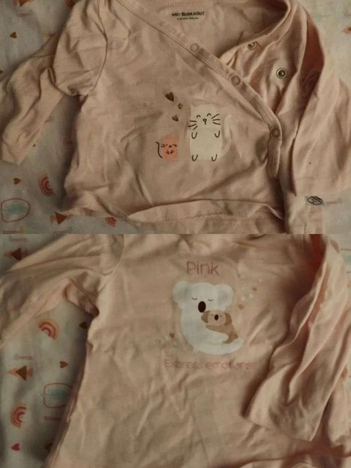 Lot  13 tee shirt manche longue 3 mois fille - photo numéro 10