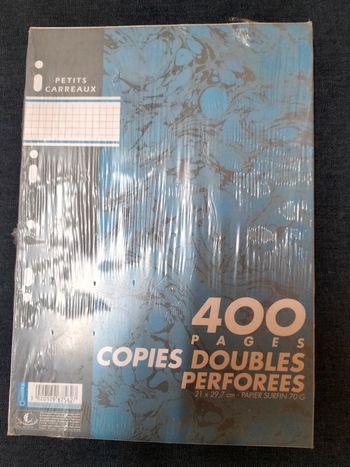 Paquet de 400 copies doubles perforées