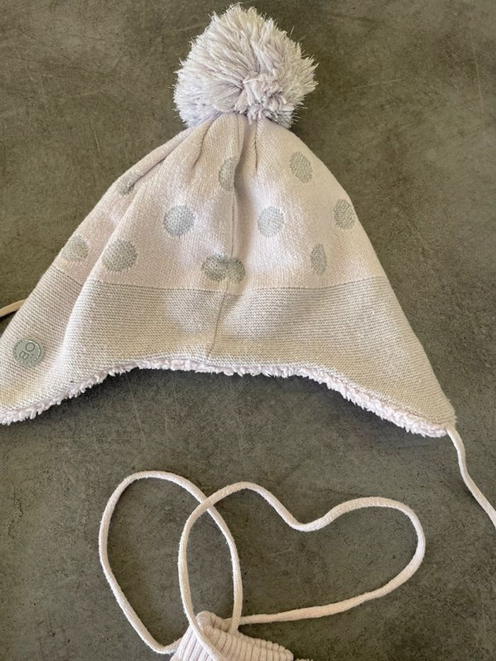 Ensemble bonnet écharpe gants Obaibi 12 mois - photo numéro 7