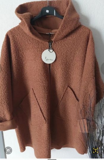 Manteau marron neuf