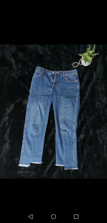 Jean taille haute mango