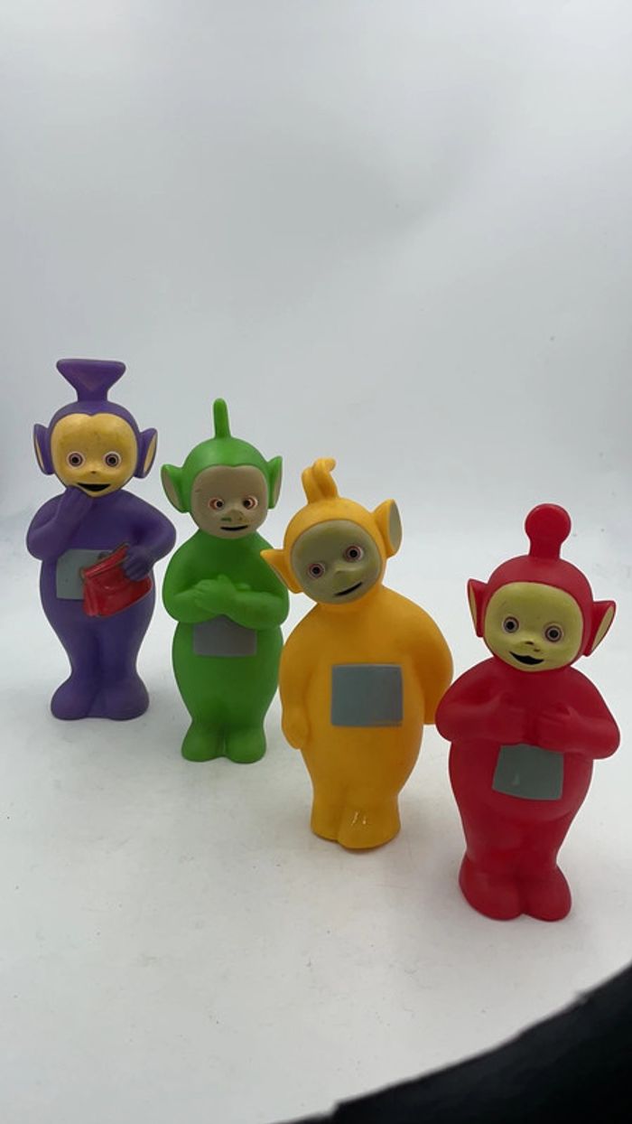 4 figurines Teletubbies « Pouet-Pouet » vintage année 80/90 - photo numéro 2