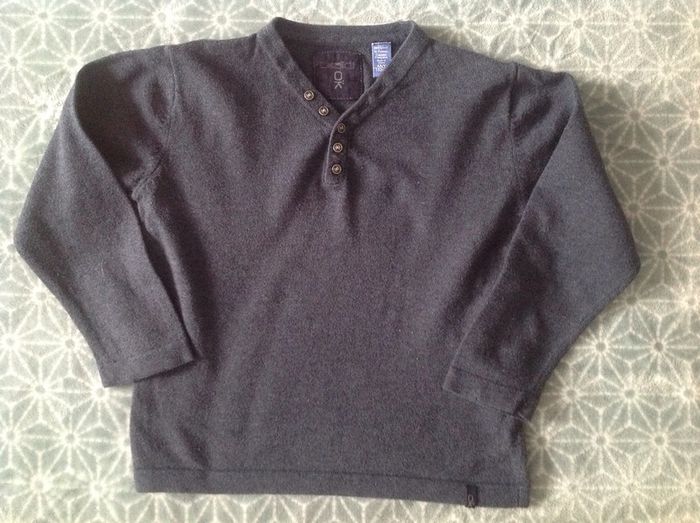 Pull bleu Okaidi - 4 ans