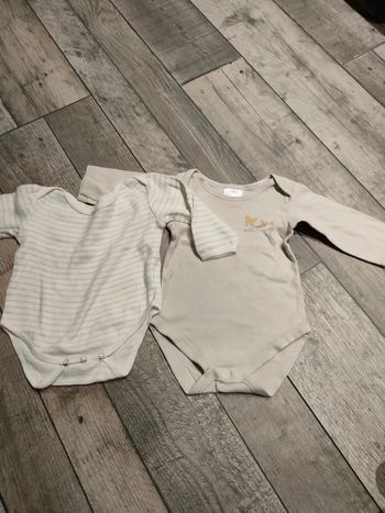 Body garçon manches longues 6 mois