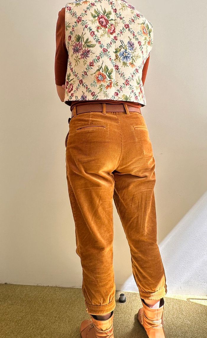 Gilet en jacquard fleuri - photo numéro 3