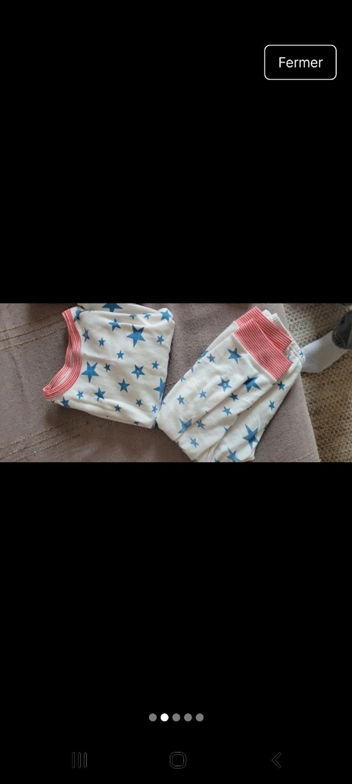 Lot 4 pyjamas petit bateau - photo numéro 2