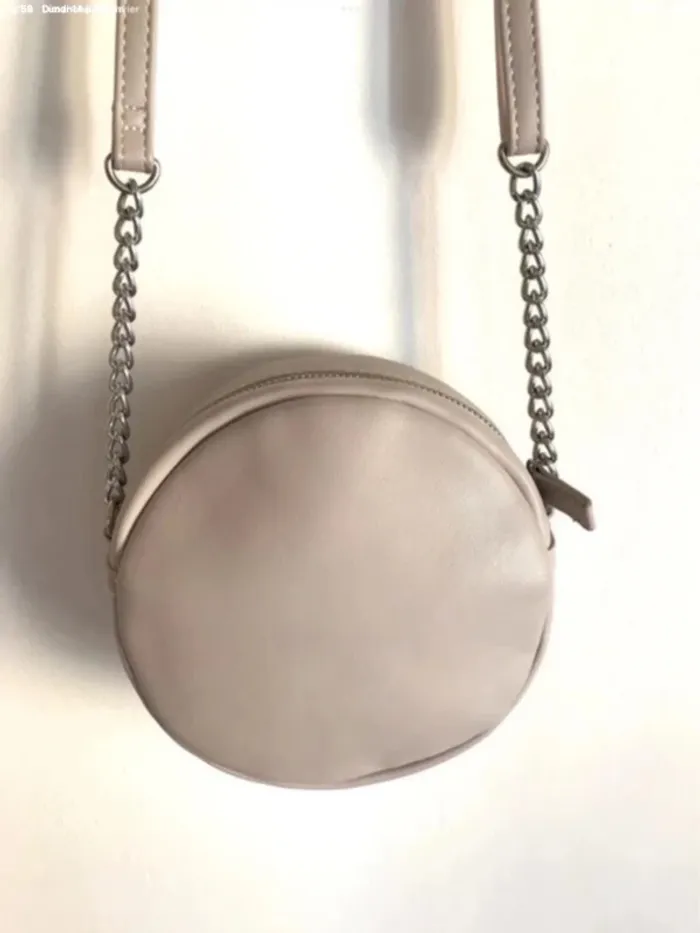 Sac à bandoulière en similicuir gris clair Aquarelle - photo numéro 8