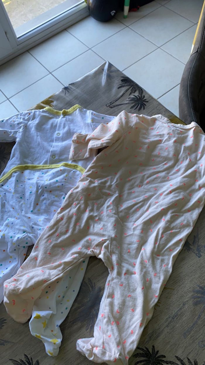 Lot de 2 Pyjama bébé fille leger - photo numéro 6