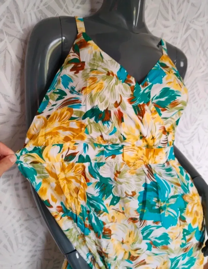 Magnifique robe longue neuve femme été taille L XL 40 42 - photo numéro 4