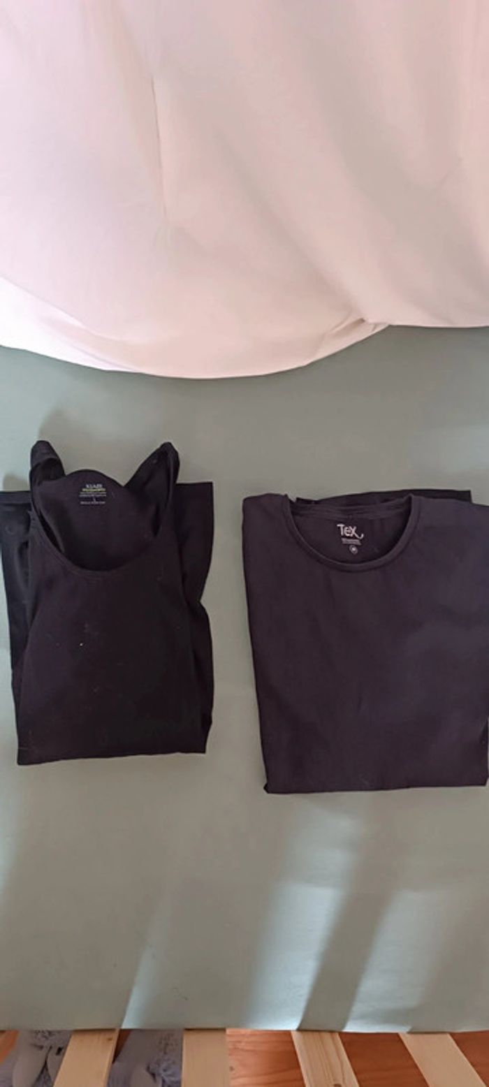 Lot hauts basic noir