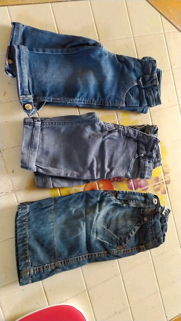 Lot 3 pantalons jeans 3 ans