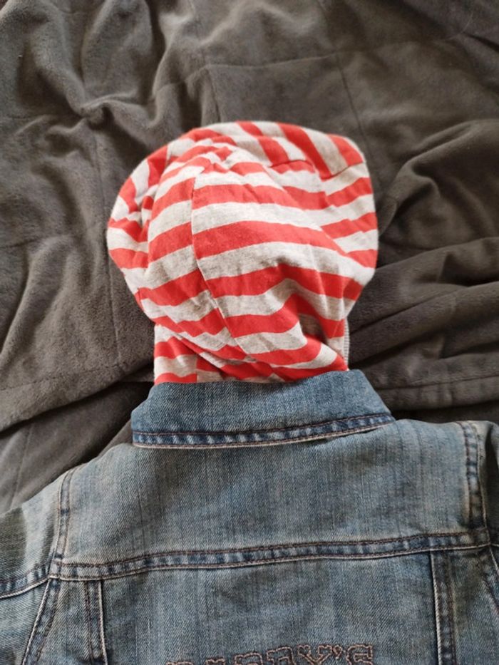 Veste jean's bébé garçon + sweat à capuche inclus neuve - photo numéro 10