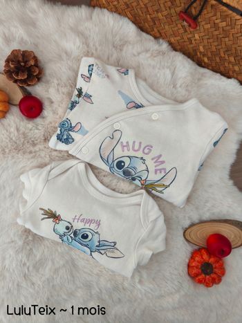 Lot de nuit Stitch ~ 1 mois