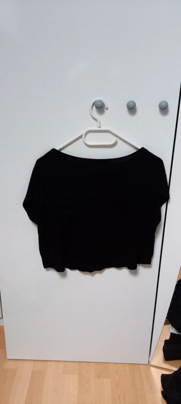 Top court noir et rose mim 38 - photo numéro 2