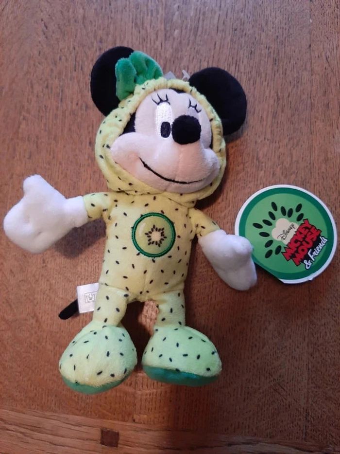 peluche doudou Minnie fruit kiwi Disney