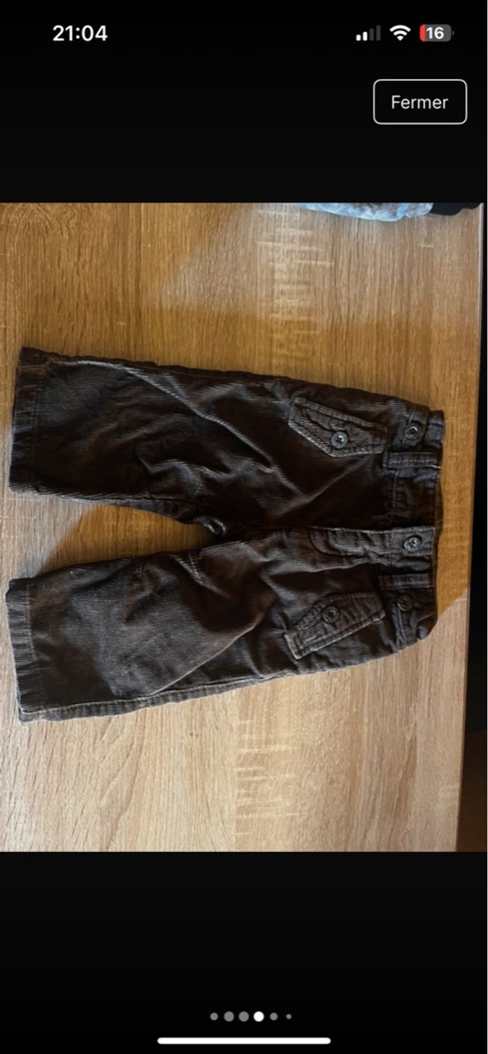 Lot 3 pantalons 6 mois - photo numéro 2