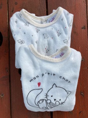 Lot de 2 pyjamas (3 mois)