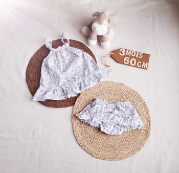 Ensemble été 👣 bloomer, Kitchoun, 3mois