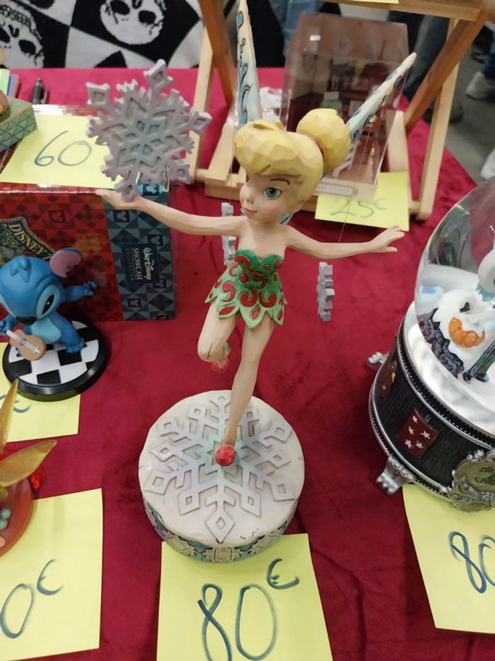 Figurine fee clochette flocon de neige - photo numéro 2