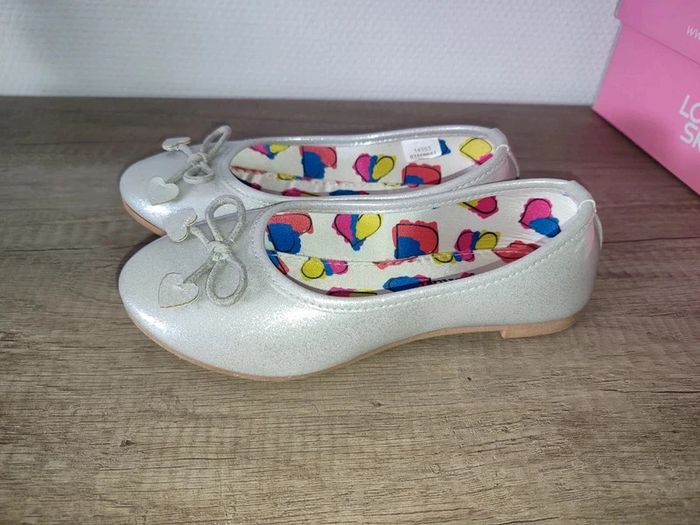 Ballerines grises brillantes, argentées Lovely skull pointure 31 - photo numéro 2