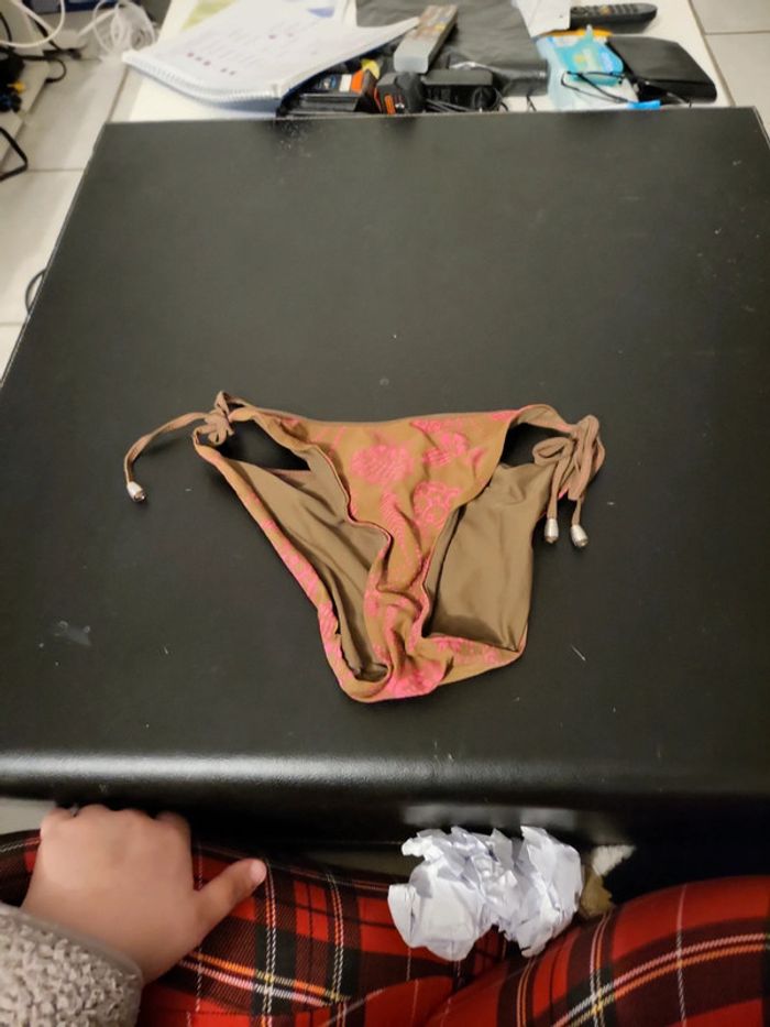 Bikini marron et rose - photo numéro 5