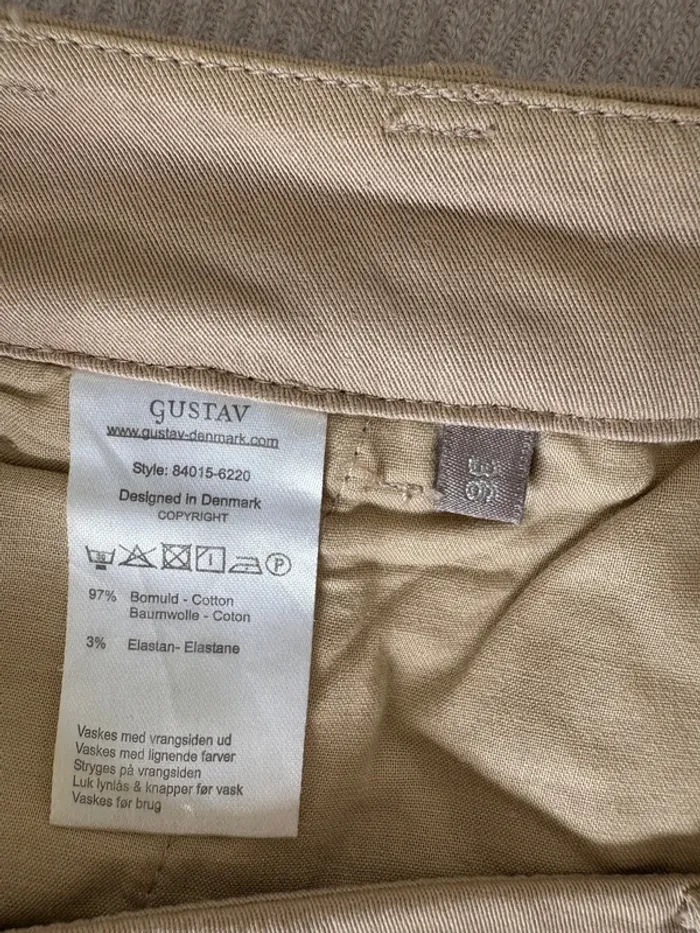 Pantalon Gustav beige avec bandes fluo - Taille 36 - photo numéro 6
