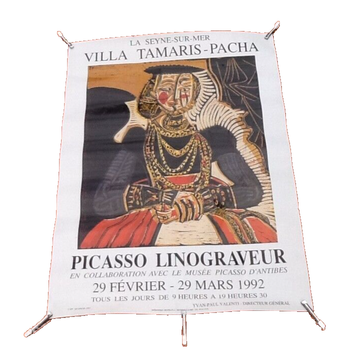 Affiche Picasso Linograveur La Seyne-sur-Mer Villa Tamaris-Pacha