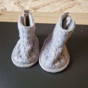 Bottines grises 0/3m