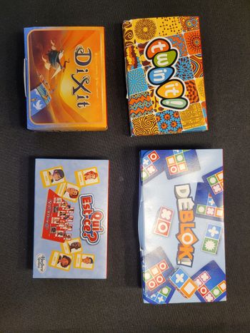 Lot 4 mini jeux société enfant mcdo