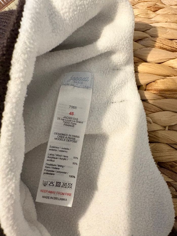 Bonnet intérieur polaire _ jacadi_ T.45 - photo numéro 3