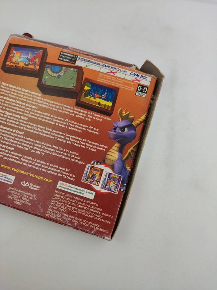 Jeu Game Boy Advance Spyro Fusion sans jeu - photo numéro 8