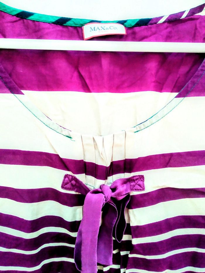 Débardeur blouse Max and Co taille 36 - photo numéro 2
