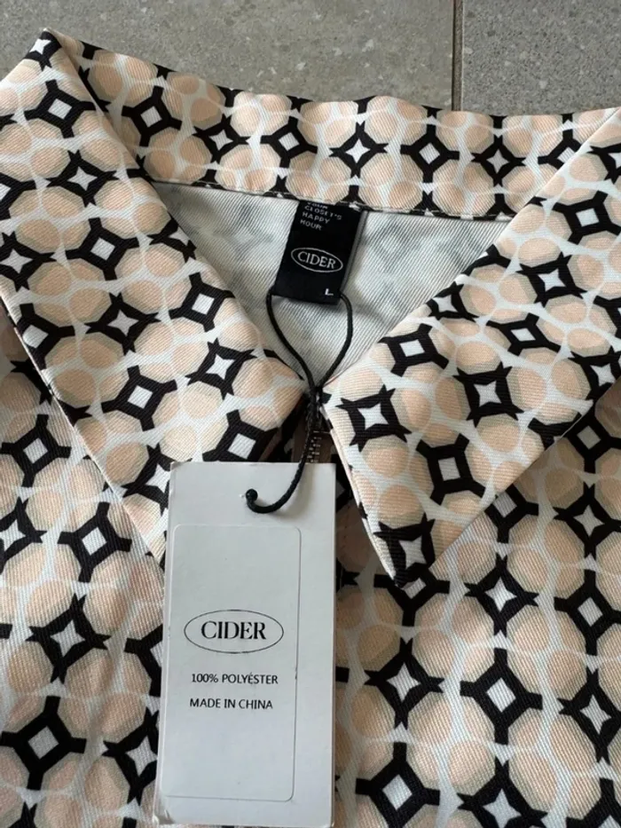 Robe à manches courtes Cider, taille L, neuve avec étiquette, 85cm longueur - photo numéro 3