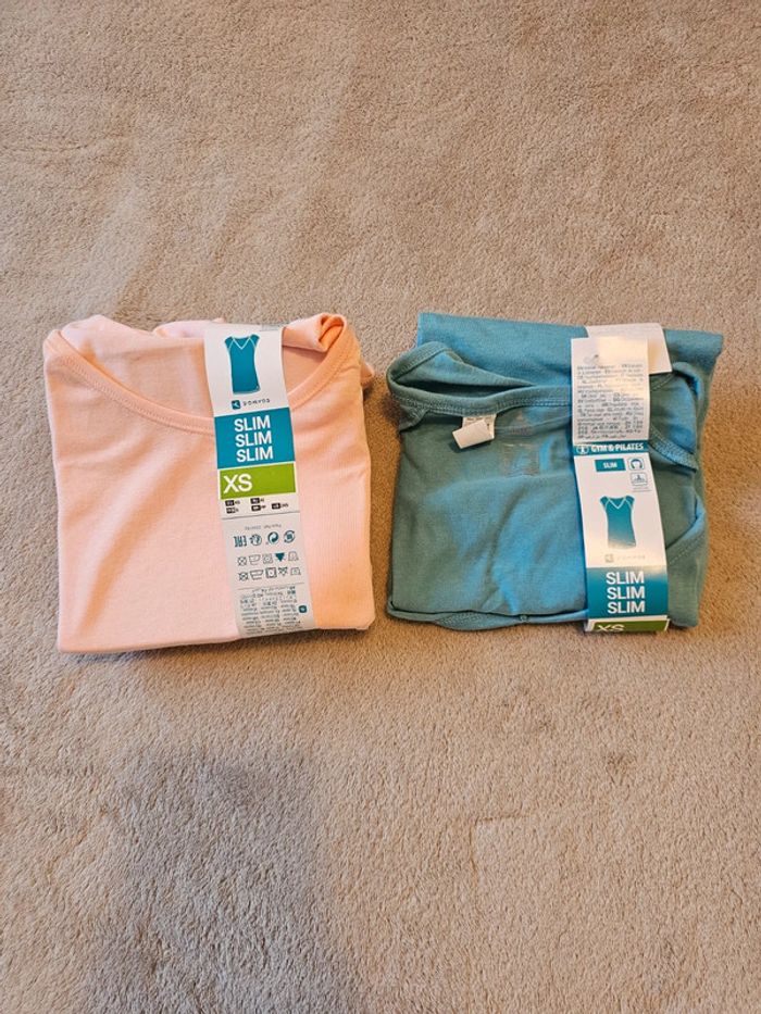 Lot tee-shirt manches courtes Domyos Taille XS