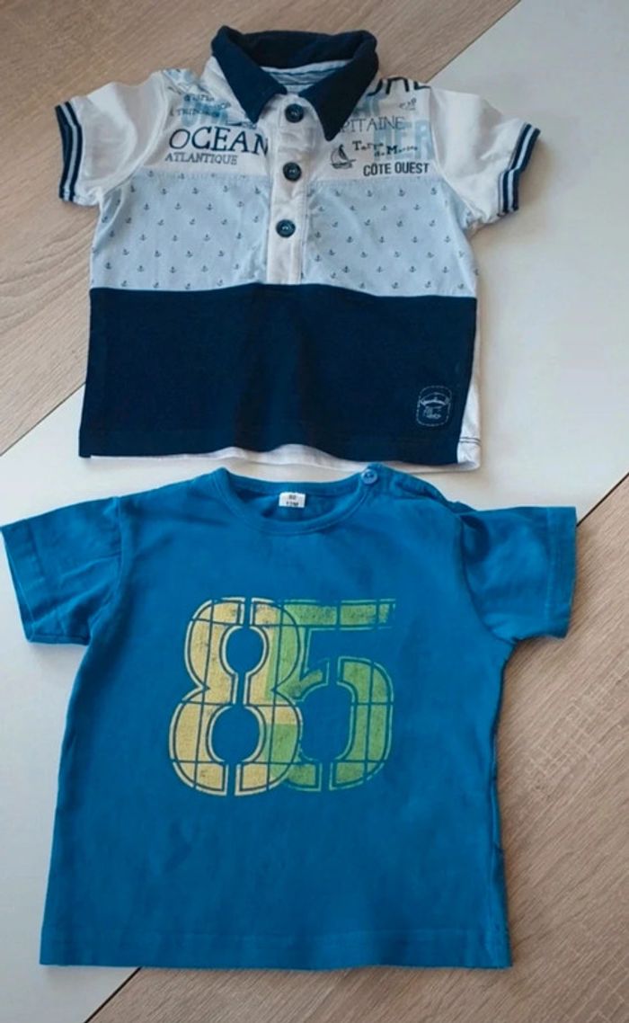 Lot de tee shirt 12 mois