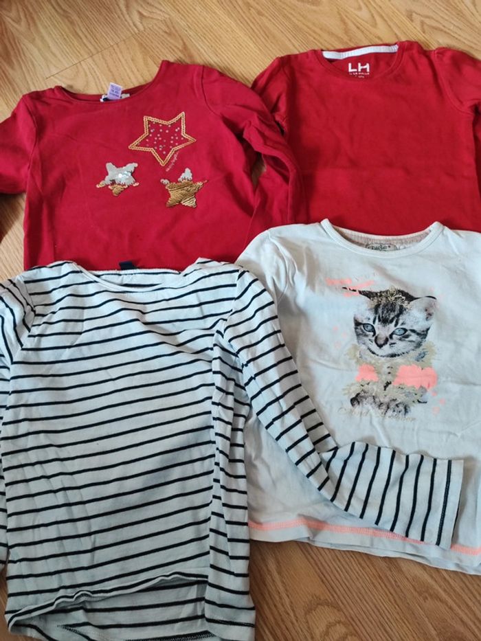 Lot T-shirts fille