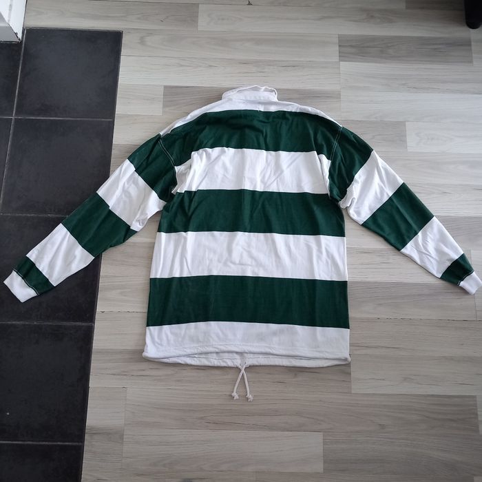 Polo homme à col et manches longues a rayures taille L - photo numéro 6