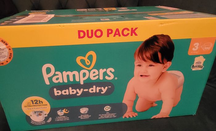 Duo pack baby-dry