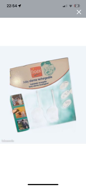 Baby alarme rechargeable