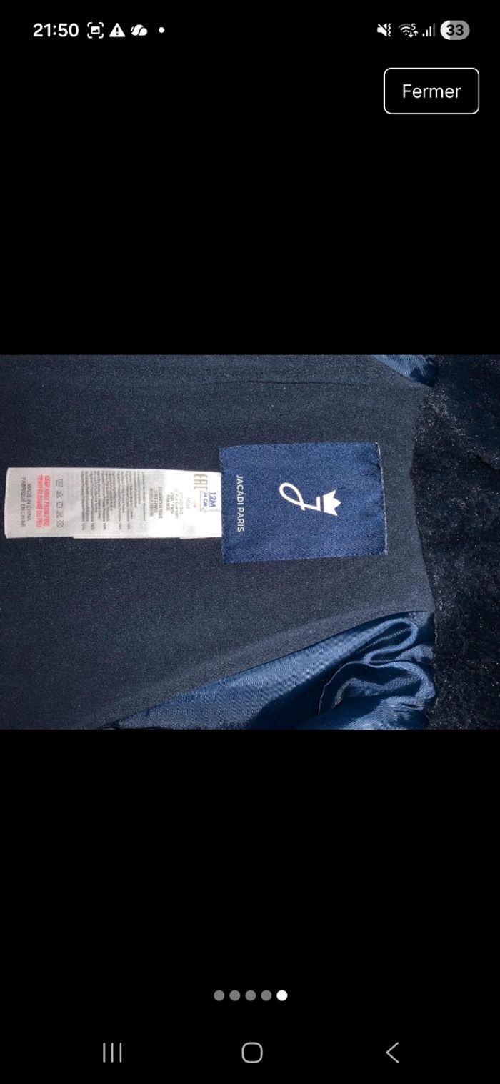 Manteau jacadi fille - photo numéro 5