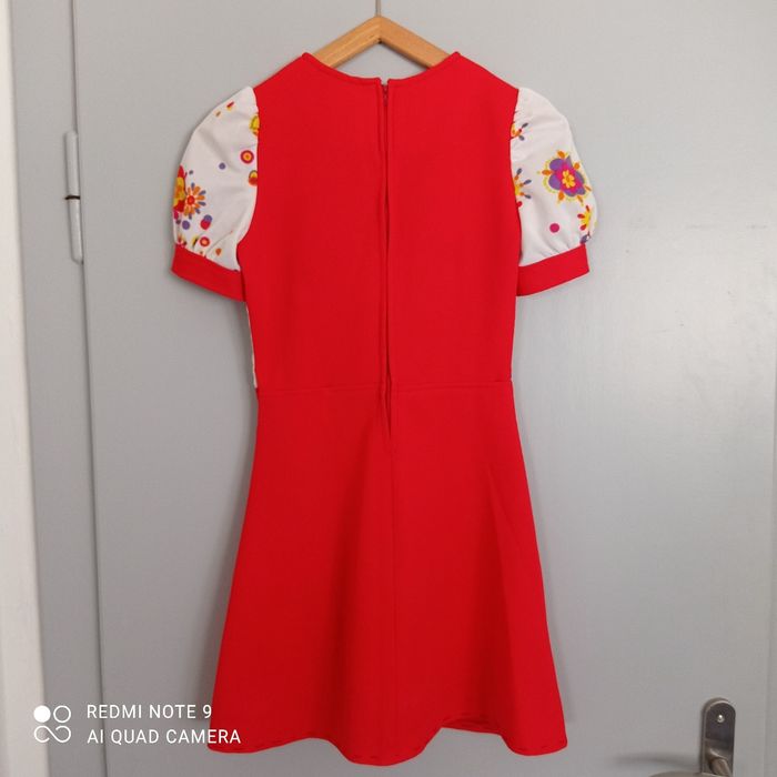 Robe rouge et blanche vintage t34/36 - photo numéro 5