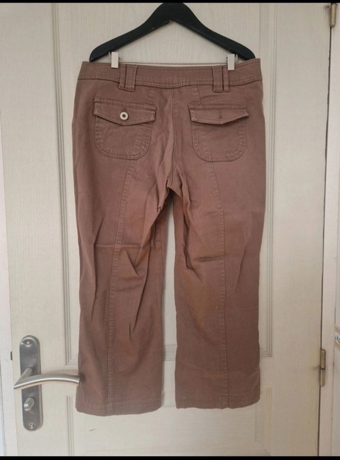 Pantacourt et bermuda 2 en 1 marron femme la redoute taille M/38 - photo numéro 5