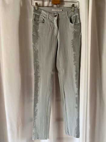 Jean élastique gris clair Laurent Vidal