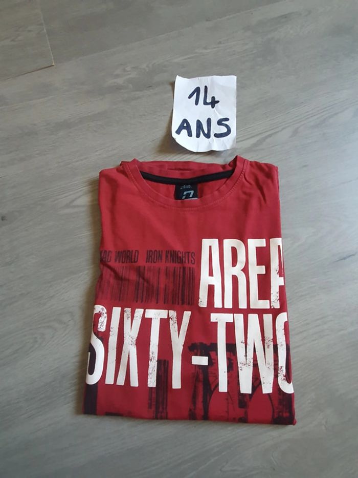 Maillot t-shirt 14ans garçon