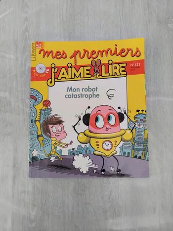 Livre J'aime lire Mon robot catastrophe