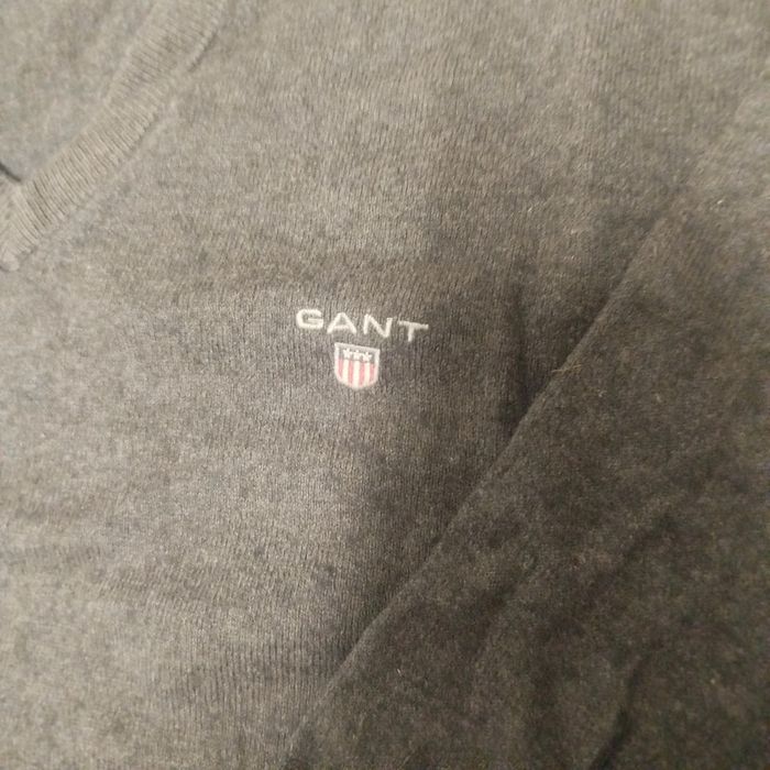 Pull gris foncé homme coton wool | Gant | XL - photo numéro 2