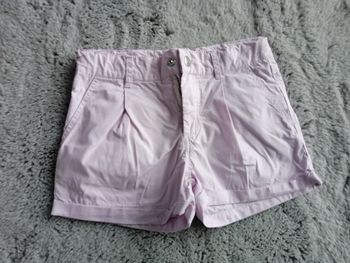 Shorts mauve 3/4 ans