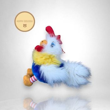 Peluche Doudou Coq vintage A598