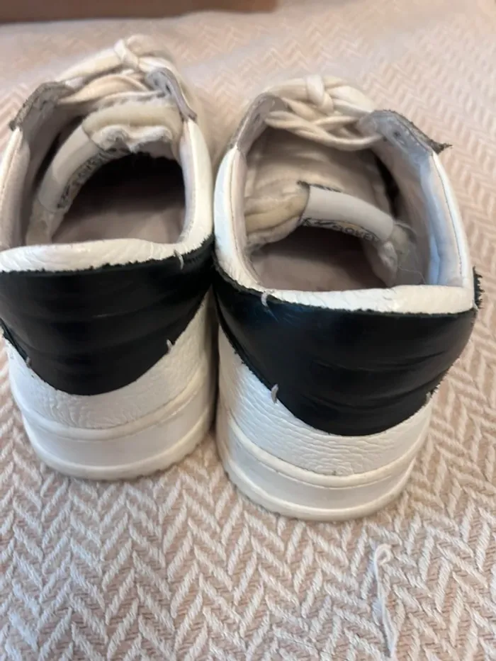 Basket Semerdjian taille 38 blanc et noir - photo numéro 4